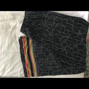 Floral wide leg pants